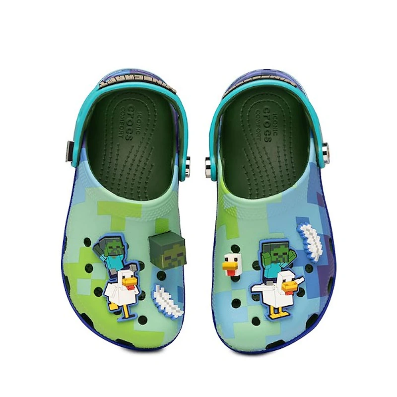 Minecraft x Crocs Chicken Jockey Classic Clog - Little Kid / Big Multicolor