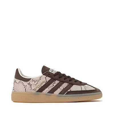 Womens adidas Handball Spezial Athletic Shoe - Cream White / Dark Brown Gold Metallic