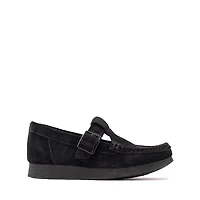 Clarks Wallabee Evo T-Bar Mocassin - Little Kid Black
