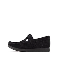Clarks Wallabee Evo T-Bar Mocassin - Little Kid Black