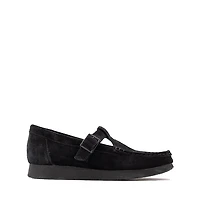 Clarks Wallabee Evo T-Bar Mocassin - Big Kid - Black