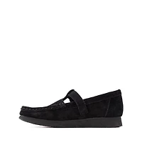 Clarks Wallabee Evo T-Bar Mocassin - Big Kid - Black
