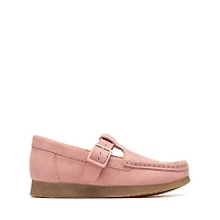 Clarks Wallabee Evo T-Bar Mocassin - Little Kid - Dusty Pink