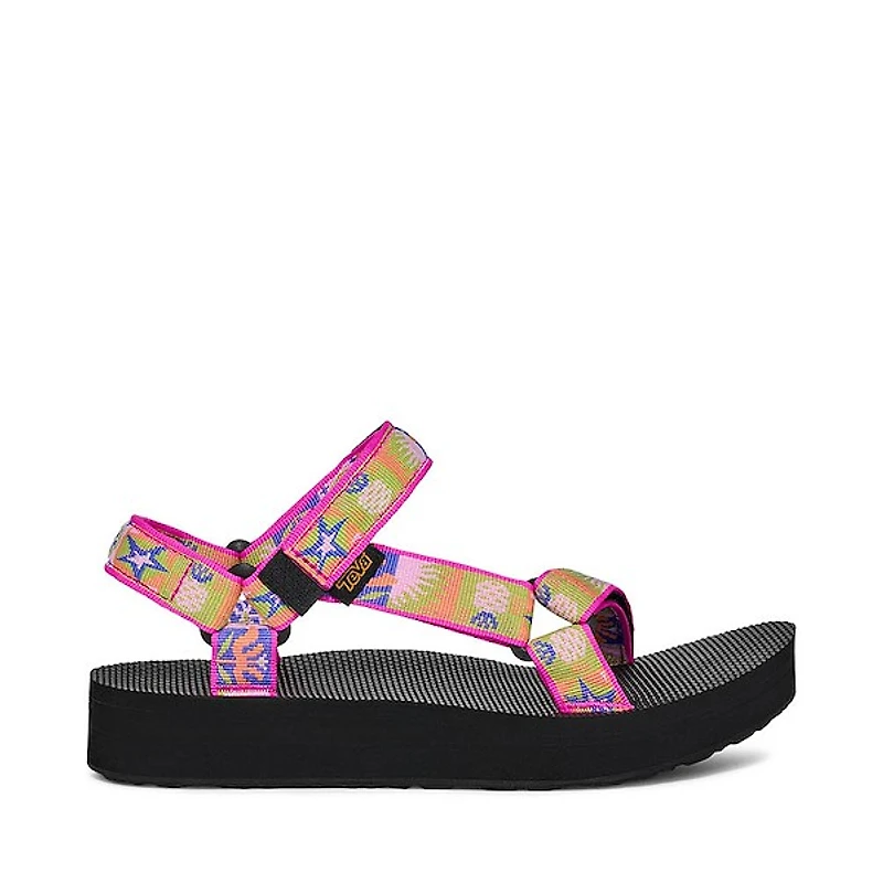 Womens Teva Midform Universal Sandal - Vacation Neon Spring