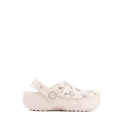 Crocs Classic Crafted Ditsy Floral Clog - Baby / Toddler Cocoa Créme