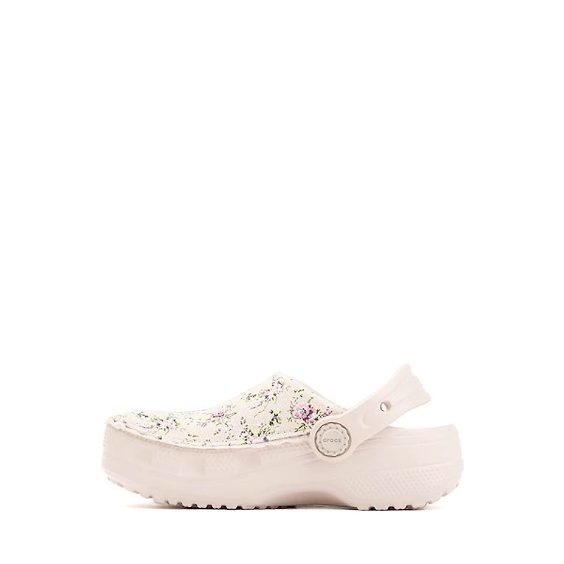 Crocs Classic Crafted Ditsy Floral Clog - Baby / Toddler Cocoa Créme