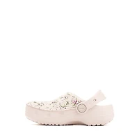 Crocs Classic Crafted Ditsy Floral Clog - Baby / Toddler Cocoa Créme