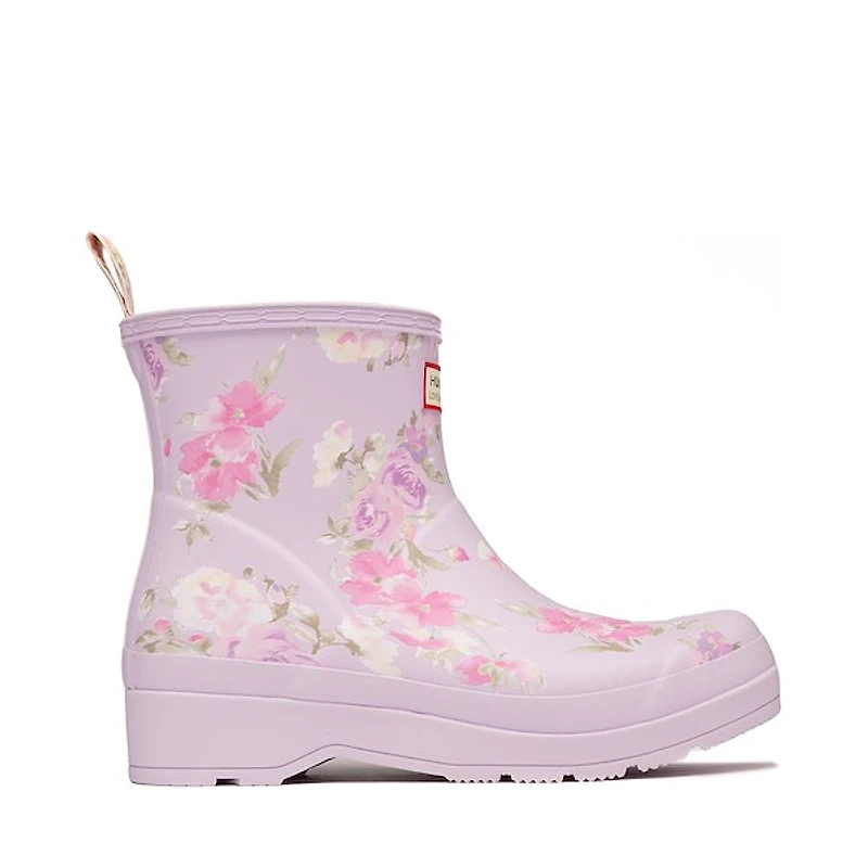 Womens Hunter x LoveShackFancy Play&trade Short Rain Boot - Happy Thoughts