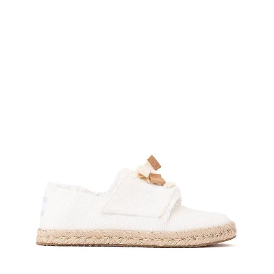 TOMS Carolina Lace-Up Espadrille - Little Kid / Big Kid - White