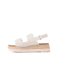 TOMS Giana Platform Sandal - Little Kid / Big Natural