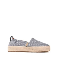 TOMS Valencia Platform Espadrille - Little Kid / Big Niagara Mist