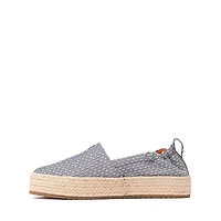 TOMS Valencia Platform Espadrille - Little Kid / Big Niagara Mist