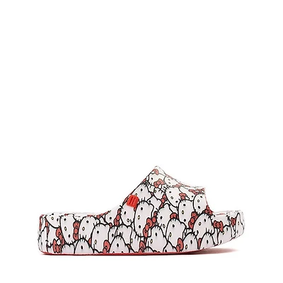 Mini Melissa + Hello Kitty® & Friends Free Platform Slide Sandal - Little Kid / Big Red White