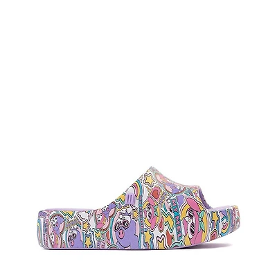 Mini Melissa + Hello Kitty® & Friends Free Platform Slide Sandal - Little Kid / Big Lilac