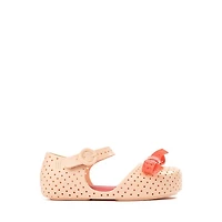 Mini Melissa Pop Flat - Toddler / Little Kid Beige Red