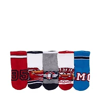 Disney and Pixar Cars Ribbed Quarter Socks 5 Pack - Toddler - Multicolor
