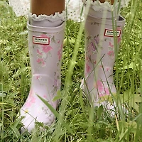Hunter x LoveShackFancy First Classic Rain Boot - Toddler / Little Kid Happy Thoughts
