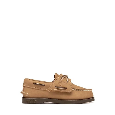 Sperry Authentic Original Hook & Loop Boat Shoe - Baby / Toddler Tan