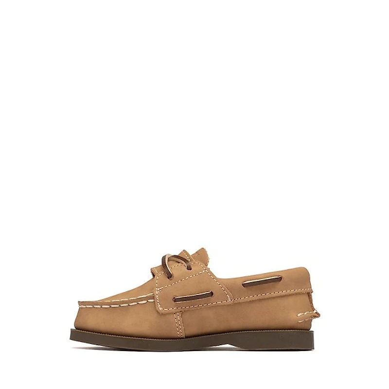 Sperry Authentic Original Hook & Loop Boat Shoe - Baby / Toddler Tan