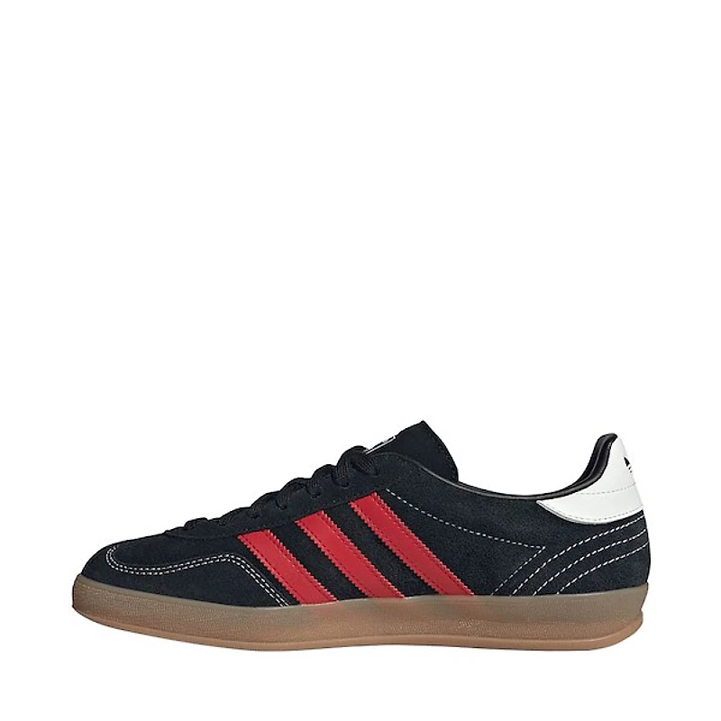 Mens adidas Gazelle Indoor Athletic Shoe - Core Black / Better Scarlet Gum