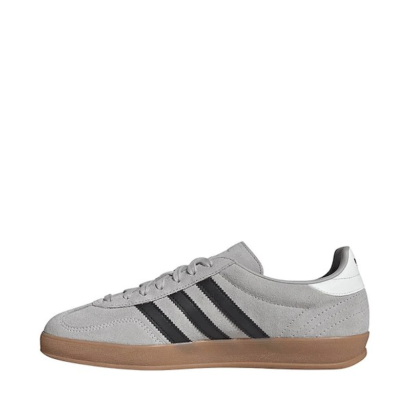 Mens adidas Gazelle Indoor Athletic Shoe - Grey Two / Core Black Gum