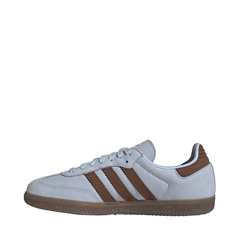 Womens adidas Samba OG Athletic Shoe - Crystal Sky / Earth Strata Cloud White