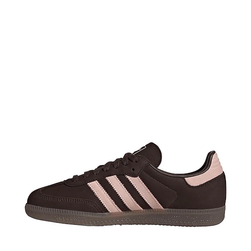 Womens adidas Samba OG Athletic Shoe - Aurora Coffee / Sandy Pink Cloud White
