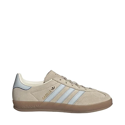 Womens adidas Gazelle Indoor Athletic Shoe - Wonder Beige / Halo Blue Gum