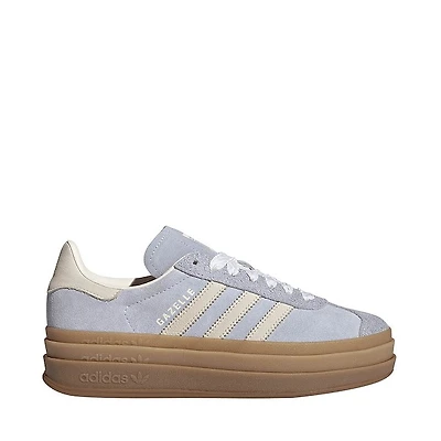 Womens adidas Gazelle Bold Athletic Shoe - Crystal Sky / Chalk Pearl Ice Gold Metallic