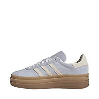 Womens adidas Gazelle Bold Athletic Shoe - Crystal Sky / Chalk Pearl Ice Gold Metallic