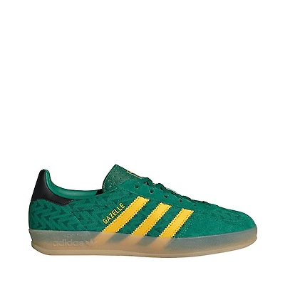 Womens adidas Gazelle Indoor Athletic Shoe - Bold Green / EQT Yellow Gum