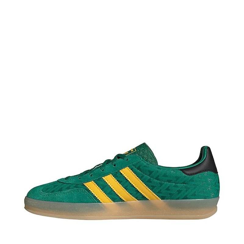 Womens adidas Gazelle Indoor Athletic Shoe - Bold Green / EQT Yellow Gum