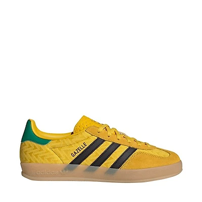 Womens adidas Gazelle Indoor Athletic Shoe - EQT Yellow / Core Black Gum