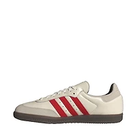 Mens adidas Samba OG Athletic Shoe - Off White / Better Scarlet Gum