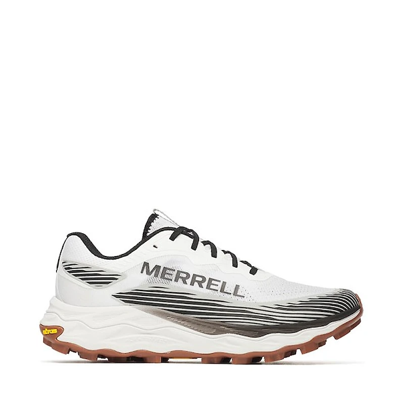 Mens Merrell Agility Peak 6 Running Shoe - White / Black