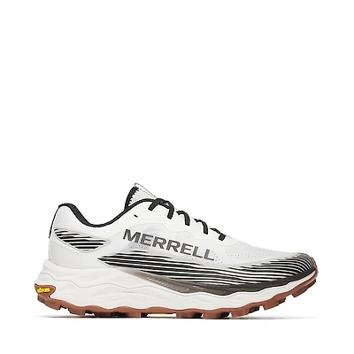 Mens Merrell Agility Peak 6 Running Shoe - White / Black