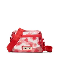 Hunter Everyday Crossbody Bag - Clear / Red