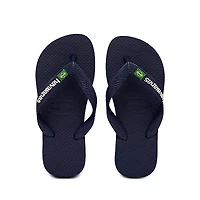Havaianas Brazil Logo Flip-Flop - Toddler / Little Kid - Navy