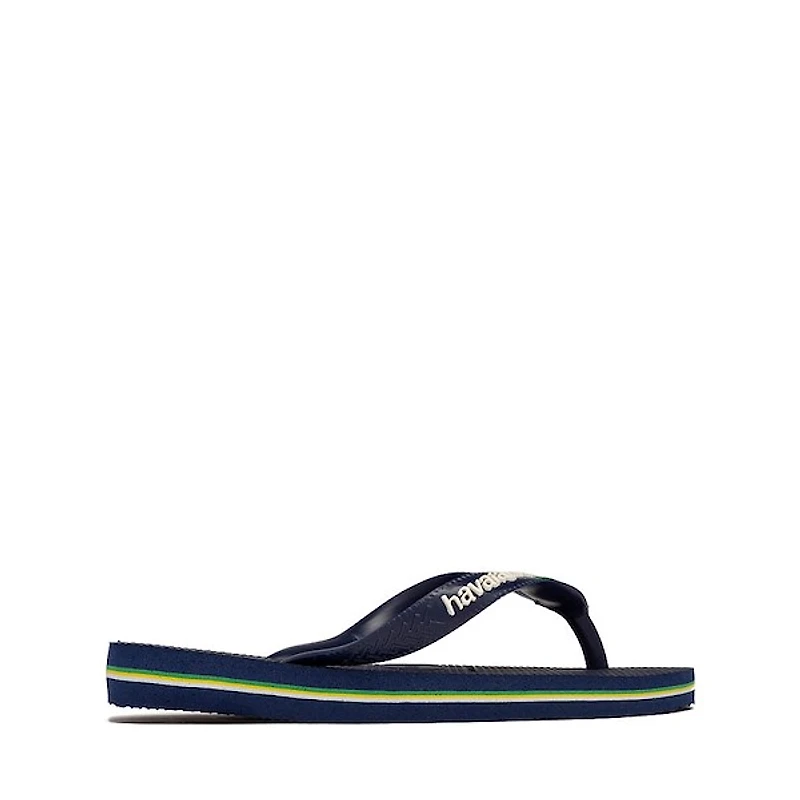 Havaianas Brazil Logo Flip-Flop - Toddler / Little Kid - Navy