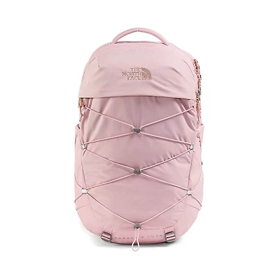Womens The North Face Borealis Luxe Backpack - Metal Pink / Burnt Coral Metallic