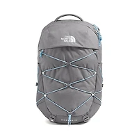The North Face Borealis Backpack - Zinc Grey Dark Heather / Powder Blue