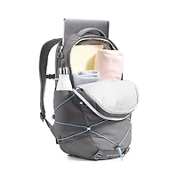 The North Face Borealis Backpack - Zinc Grey Dark Heather / Powder Blue