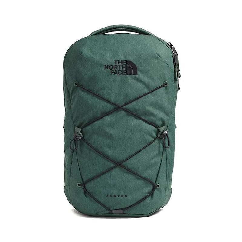 The North Face Jester Backpack - Duct Green / Dark Heather