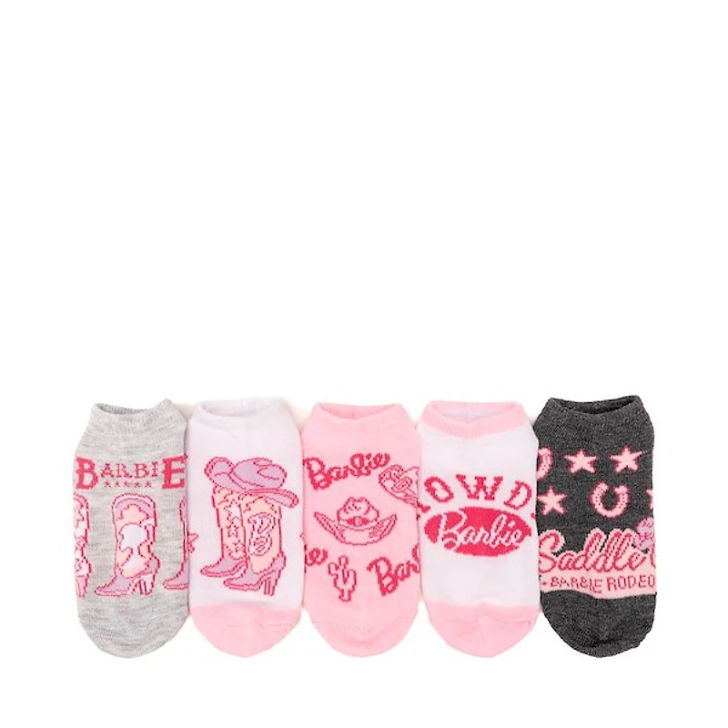 Barbie Rodeo Low Cut Socks 5-Pack - Little Kid - Multicolor