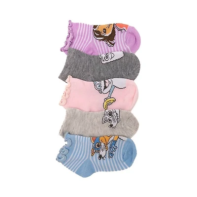 Dora the Explorer Ruffle Quarter Socks 5-Pack - Toddler - Multicolor