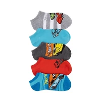 Hot Wheels&trade Low Cut Socks 5 Pack - Little Kid - Multicolor