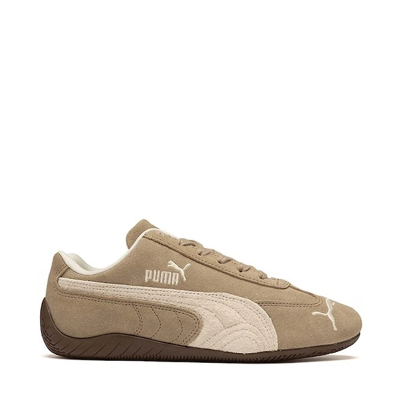 Womens PUMA Speedcat Elevated Athletic Shoe - Ice Coffee / Alpine Snow