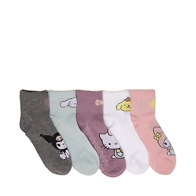 Womens Hello Kitty® and Friends Colorful 5-Pack Crew Socks
