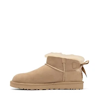 Womens UGG® Ultra Mini Bailey Bow Boot - Sand