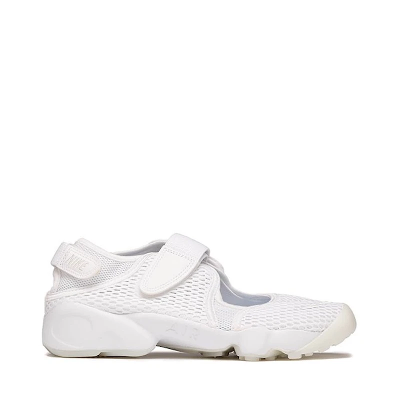 Womens Nike Air Rift Breathe Athletic Shoe - White / Pure Platinum